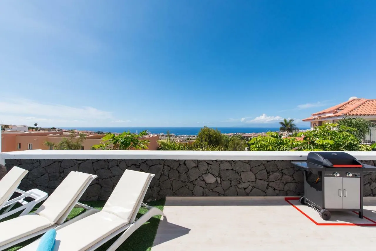 Luxury White Villa With Sea View, Heated Pool Costa Adeje   Costa Adeje (Tenerife)