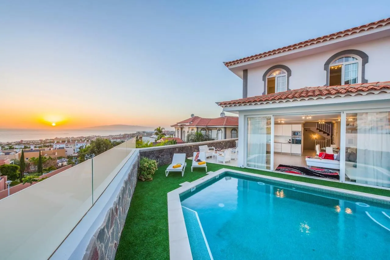 Luxury White Villa With Sea View, Heated Pool Costa Adeje  0*, Costa Adeje (Tenerife) Spain