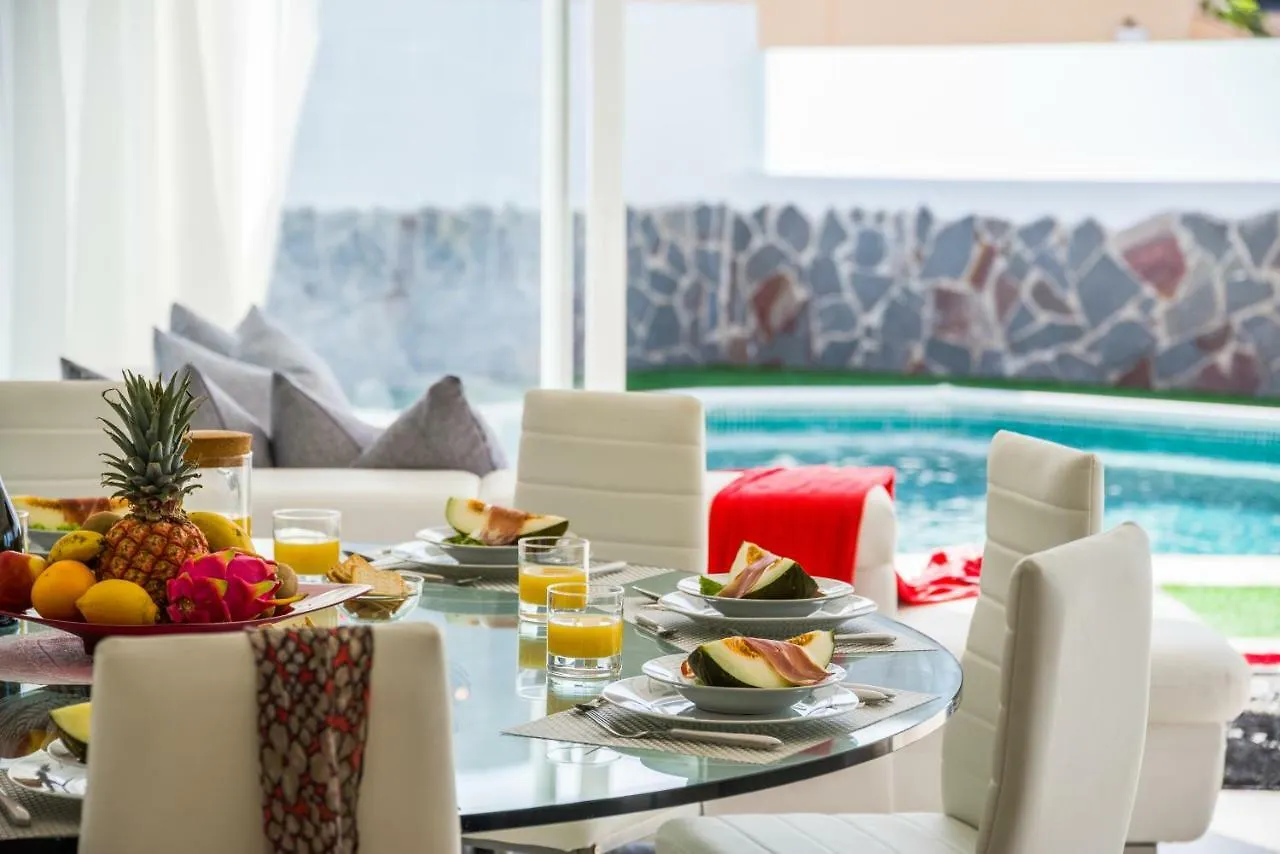 Luxury White Villa With Sea View, Heated Pool Costa Adeje   Costa Adeje (Tenerife)